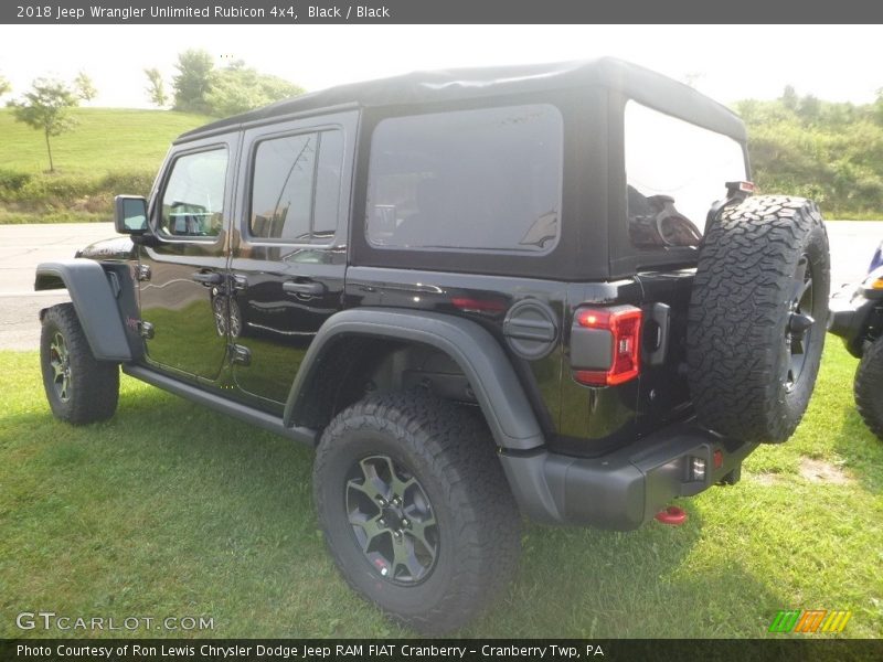 Black / Black 2018 Jeep Wrangler Unlimited Rubicon 4x4