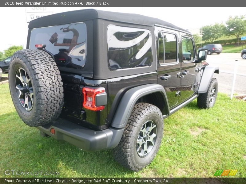 Black / Black 2018 Jeep Wrangler Unlimited Rubicon 4x4
