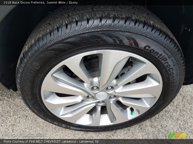 Summit White / Ebony 2018 Buick Encore Preferred