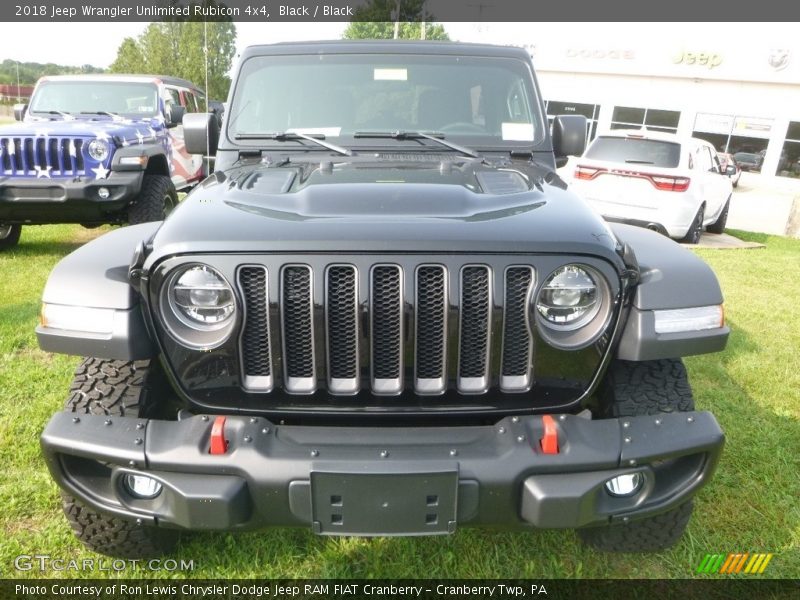 Black / Black 2018 Jeep Wrangler Unlimited Rubicon 4x4