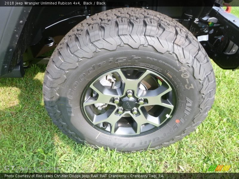 Black / Black 2018 Jeep Wrangler Unlimited Rubicon 4x4