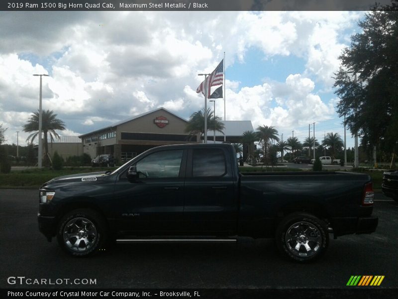 Maximum Steel Metallic / Black 2019 Ram 1500 Big Horn Quad Cab