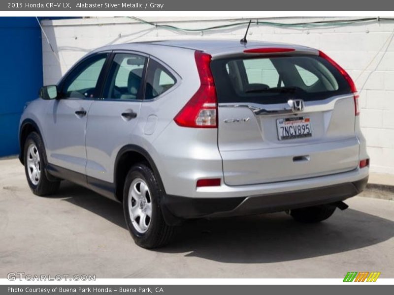 Alabaster Silver Metallic / Gray 2015 Honda CR-V LX