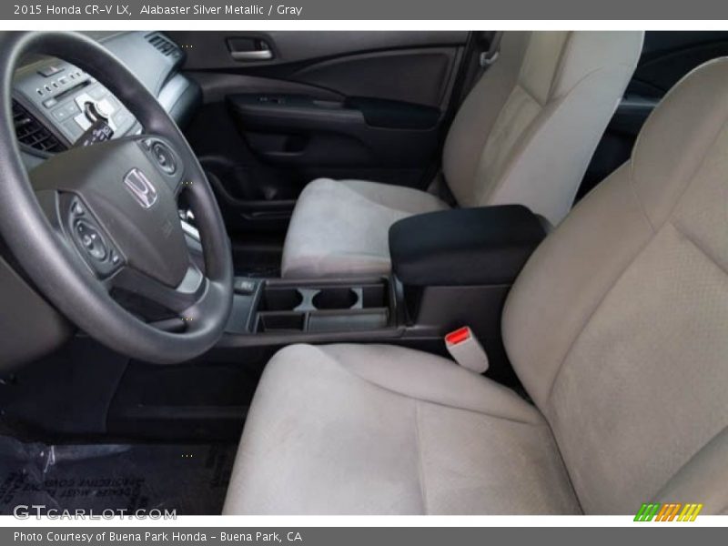 Alabaster Silver Metallic / Gray 2015 Honda CR-V LX