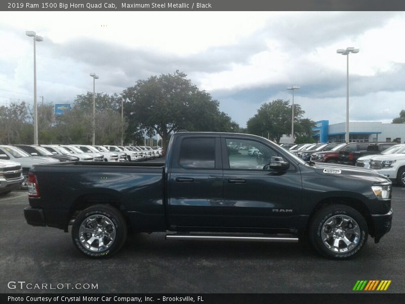 Maximum Steel Metallic / Black 2019 Ram 1500 Big Horn Quad Cab