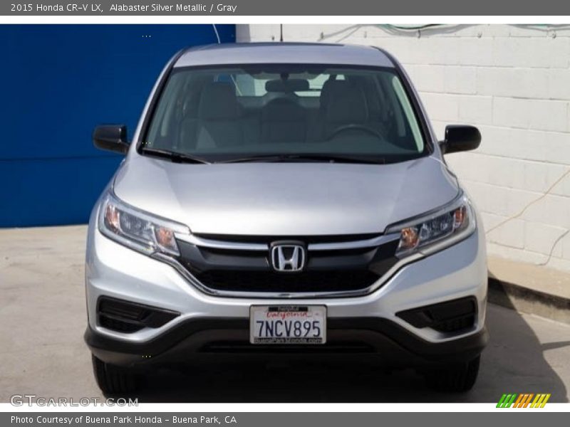 Alabaster Silver Metallic / Gray 2015 Honda CR-V LX