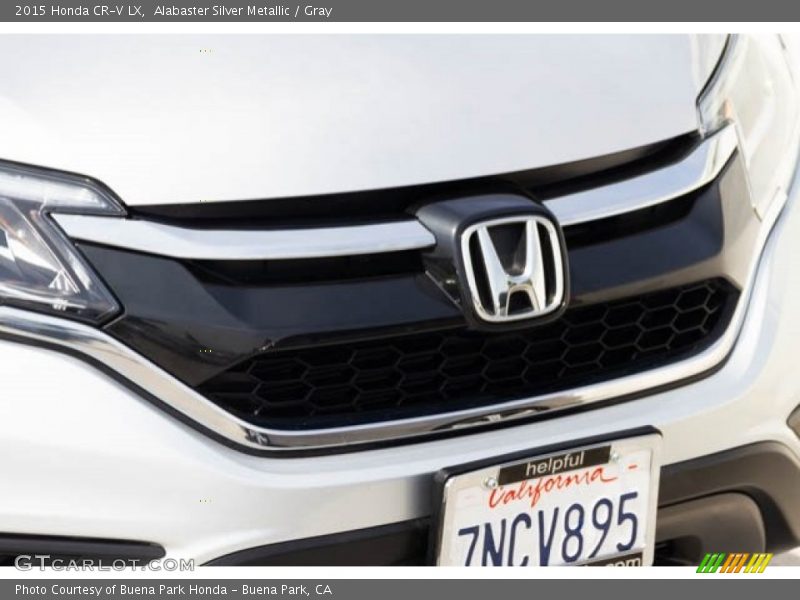Alabaster Silver Metallic / Gray 2015 Honda CR-V LX