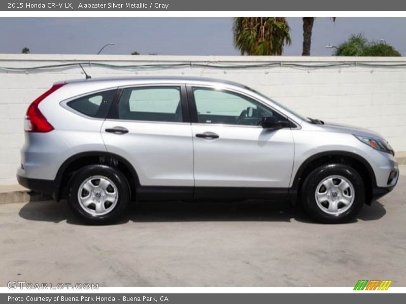 Alabaster Silver Metallic / Gray 2015 Honda CR-V LX