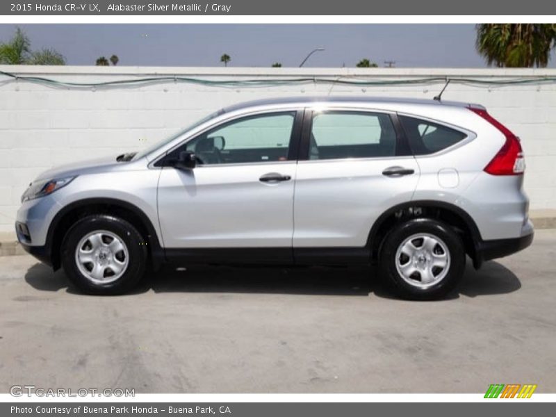 Alabaster Silver Metallic / Gray 2015 Honda CR-V LX