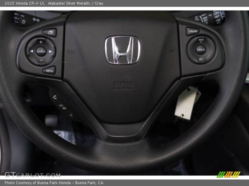 Alabaster Silver Metallic / Gray 2015 Honda CR-V LX