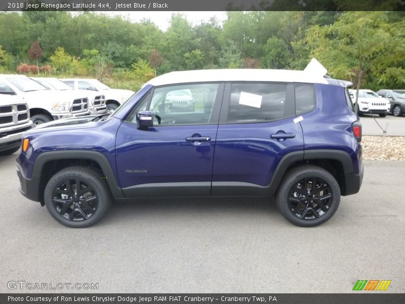 Jetset Blue / Black 2018 Jeep Renegade Latitude 4x4
