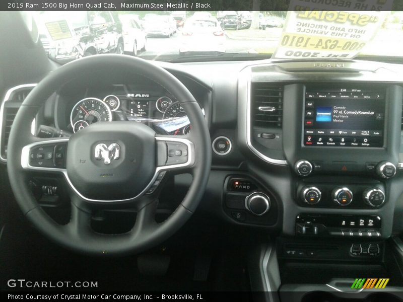 Maximum Steel Metallic / Black 2019 Ram 1500 Big Horn Quad Cab