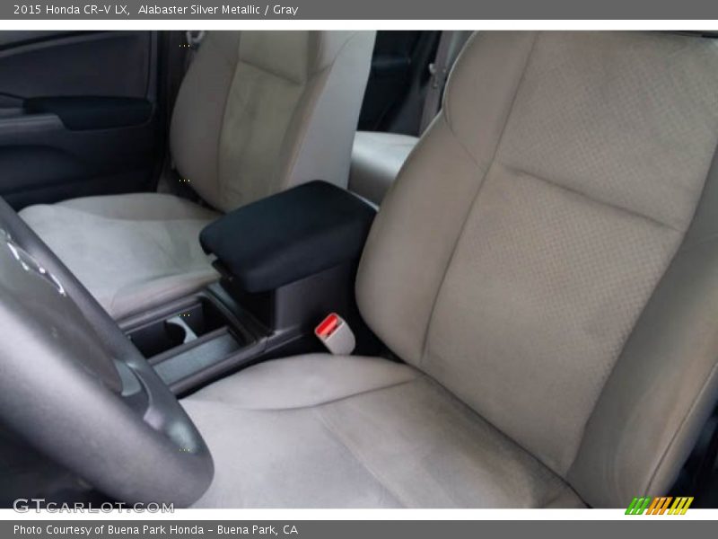 Alabaster Silver Metallic / Gray 2015 Honda CR-V LX