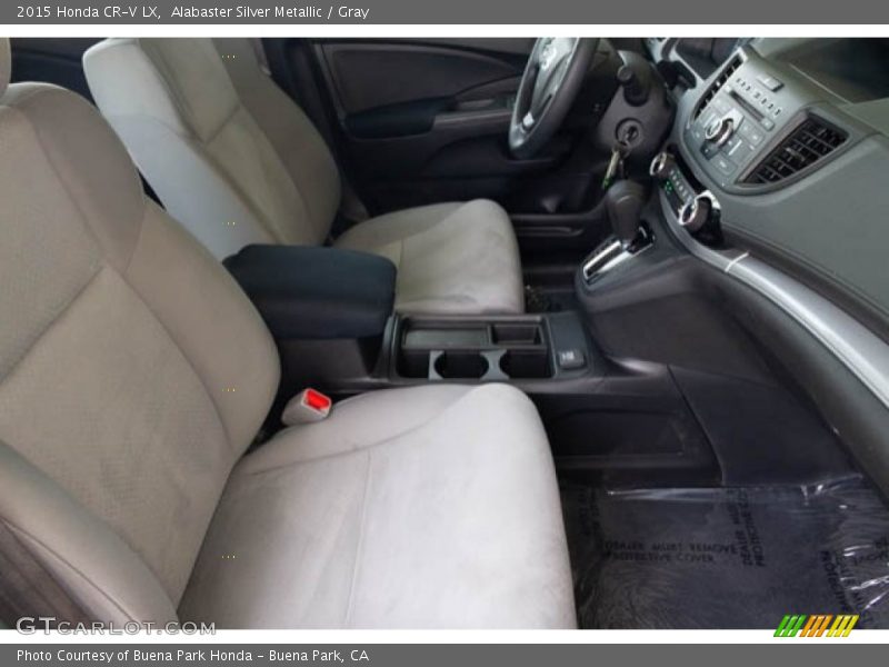 Alabaster Silver Metallic / Gray 2015 Honda CR-V LX