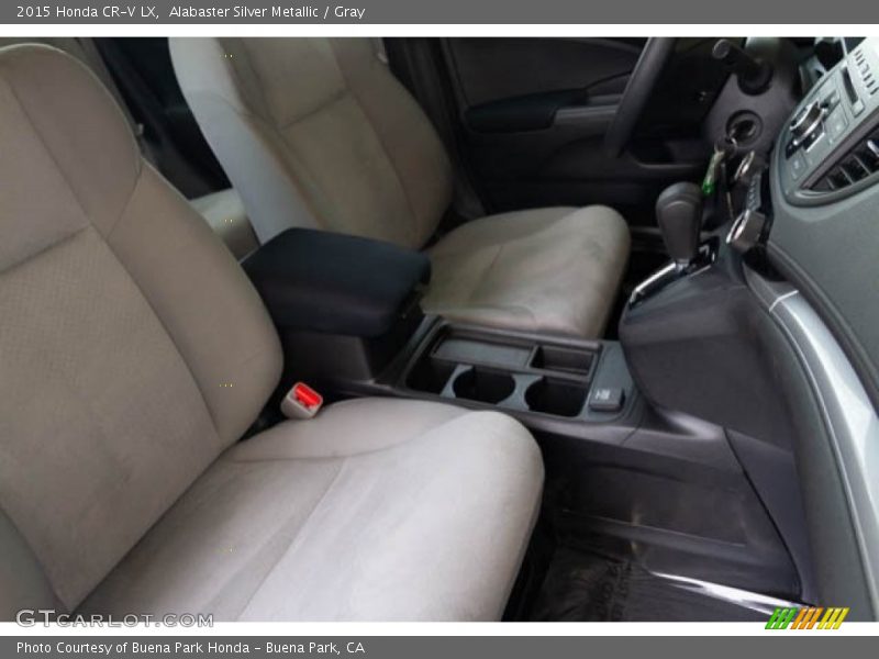 Alabaster Silver Metallic / Gray 2015 Honda CR-V LX