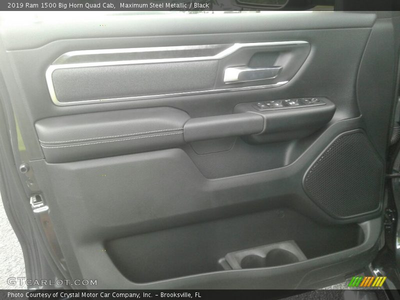 Maximum Steel Metallic / Black 2019 Ram 1500 Big Horn Quad Cab