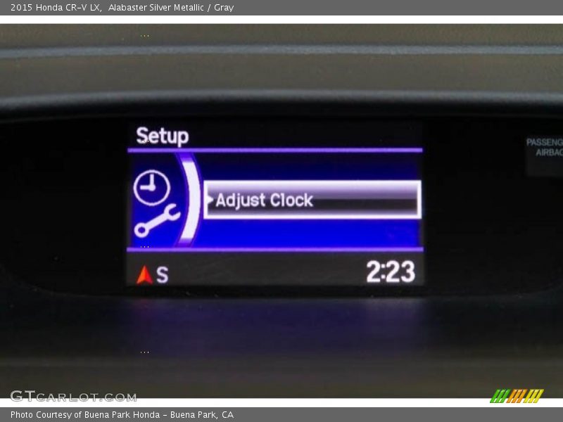 Alabaster Silver Metallic / Gray 2015 Honda CR-V LX