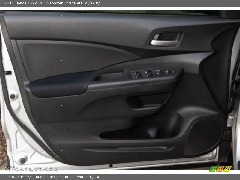 Alabaster Silver Metallic / Gray 2015 Honda CR-V LX