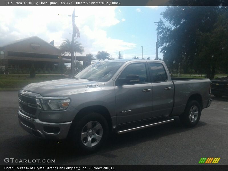 Billett Silver Metallic / Black 2019 Ram 1500 Big Horn Quad Cab 4x4