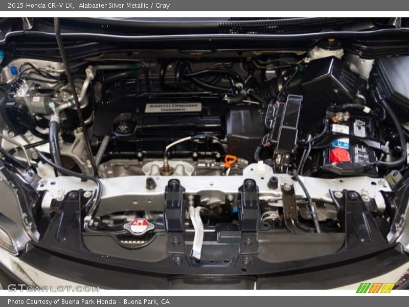 Alabaster Silver Metallic / Gray 2015 Honda CR-V LX
