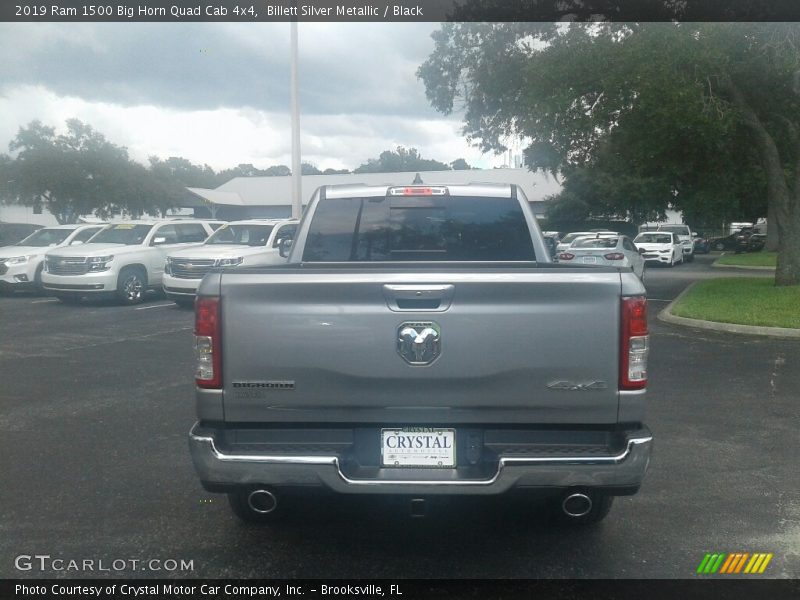 Billett Silver Metallic / Black 2019 Ram 1500 Big Horn Quad Cab 4x4