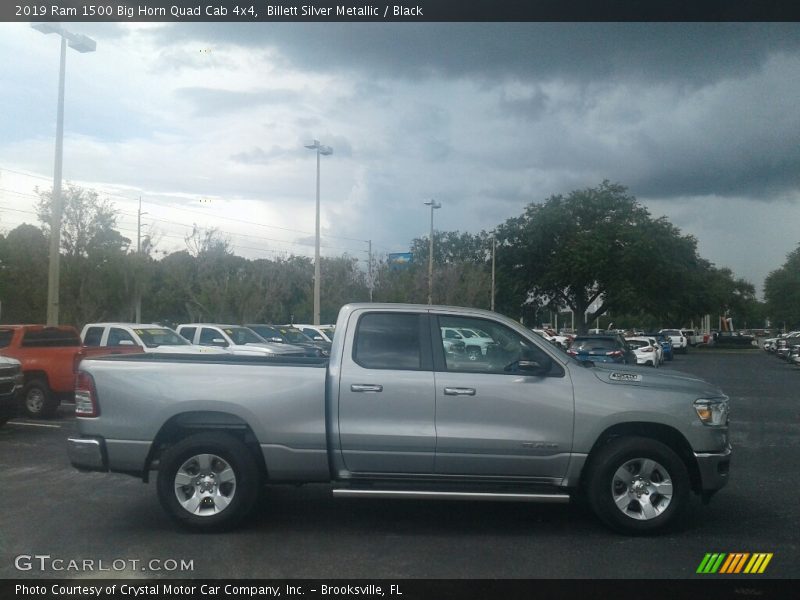 Billett Silver Metallic / Black 2019 Ram 1500 Big Horn Quad Cab 4x4