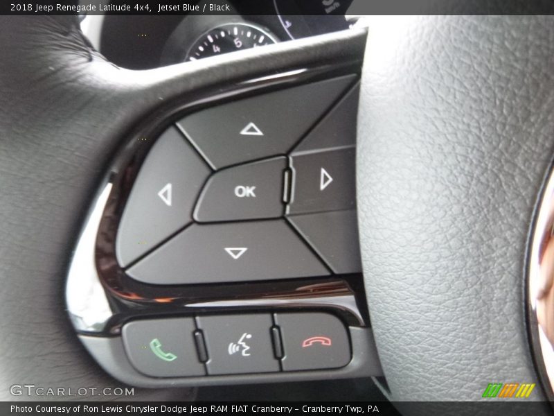 Jetset Blue / Black 2018 Jeep Renegade Latitude 4x4