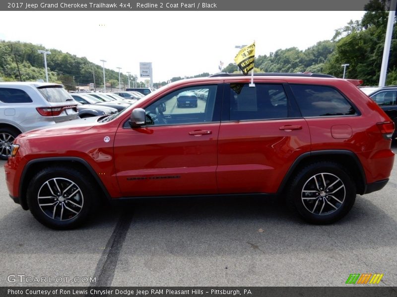 Redline 2 Coat Pearl / Black 2017 Jeep Grand Cherokee Trailhawk 4x4