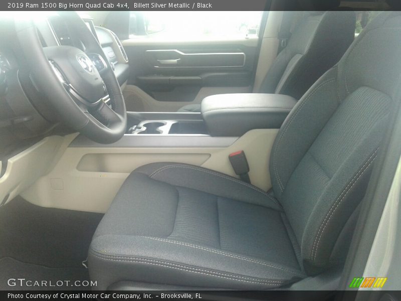 Billett Silver Metallic / Black 2019 Ram 1500 Big Horn Quad Cab 4x4