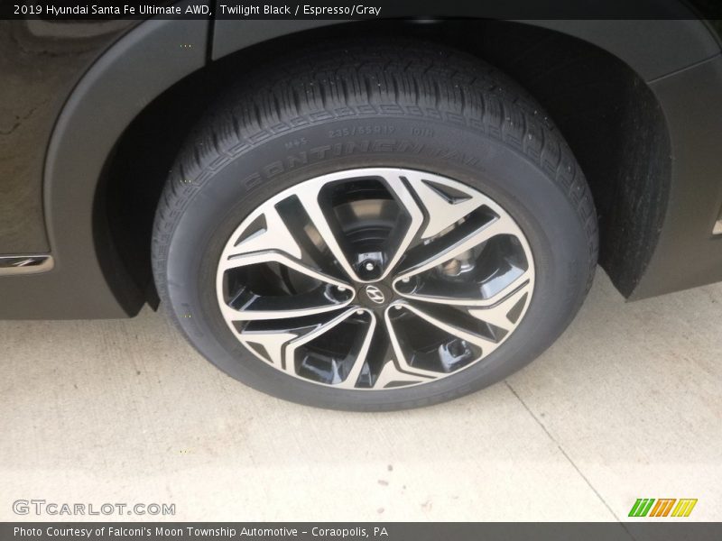 Twilight Black / Espresso/Gray 2019 Hyundai Santa Fe Ultimate AWD