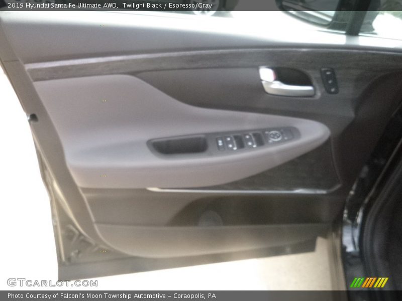 Twilight Black / Espresso/Gray 2019 Hyundai Santa Fe Ultimate AWD
