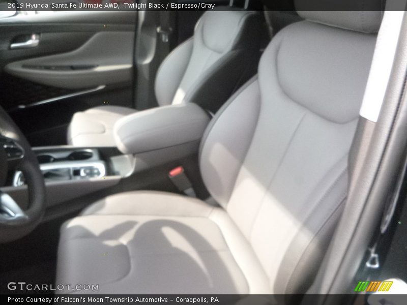 Twilight Black / Espresso/Gray 2019 Hyundai Santa Fe Ultimate AWD