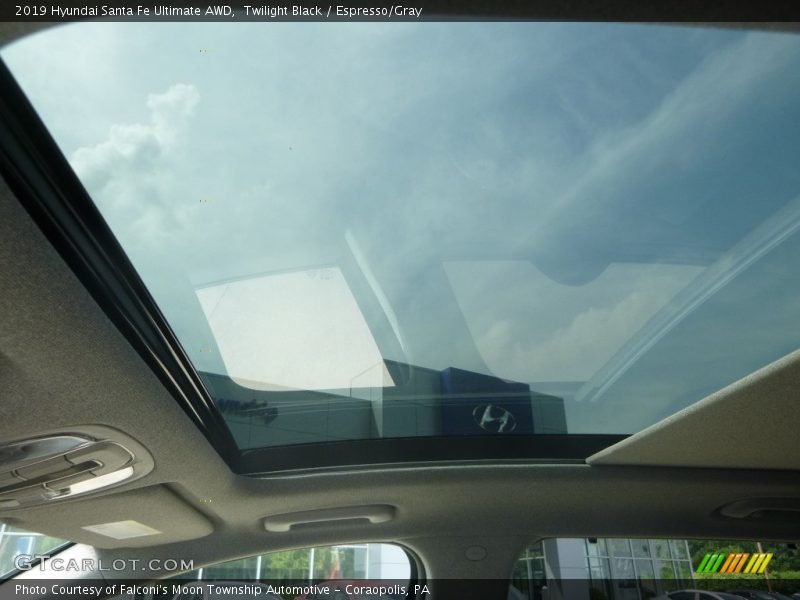 Twilight Black / Espresso/Gray 2019 Hyundai Santa Fe Ultimate AWD