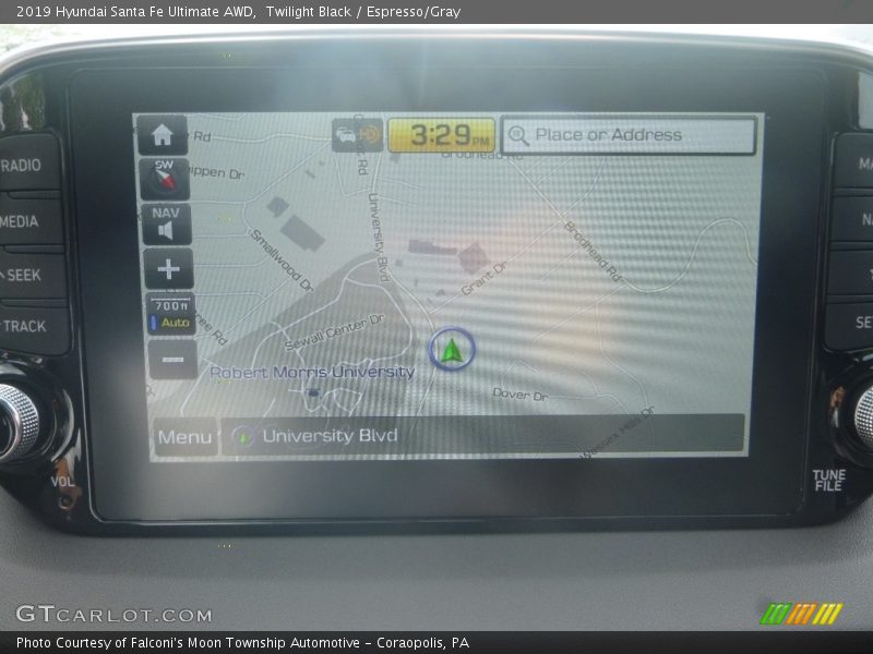 Twilight Black / Espresso/Gray 2019 Hyundai Santa Fe Ultimate AWD