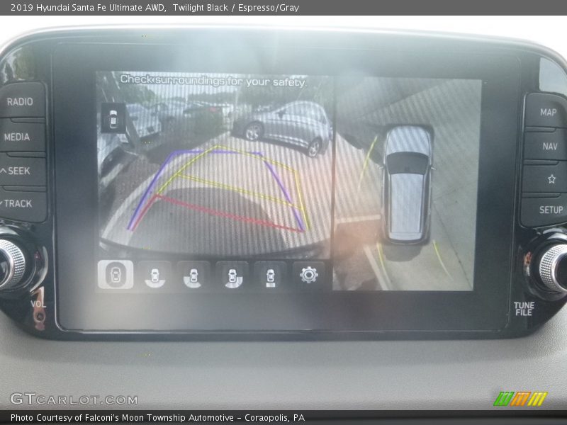 Twilight Black / Espresso/Gray 2019 Hyundai Santa Fe Ultimate AWD