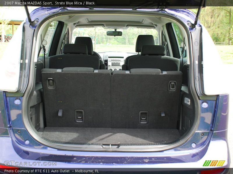 Strato Blue Mica / Black 2007 Mazda MAZDA5 Sport