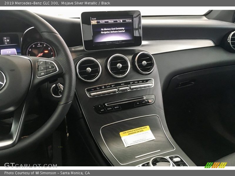 Dashboard of 2019 GLC 300