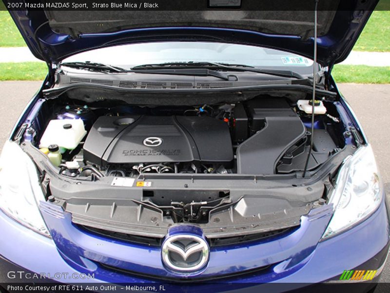 Strato Blue Mica / Black 2007 Mazda MAZDA5 Sport