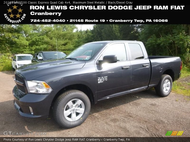 Maximum Steel Metallic / Black/Diesel Gray 2019 Ram 1500 Classic Express Quad Cab 4x4
