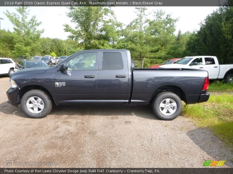 Maximum Steel Metallic / Black/Diesel Gray 2019 Ram 1500 Classic Express Quad Cab 4x4