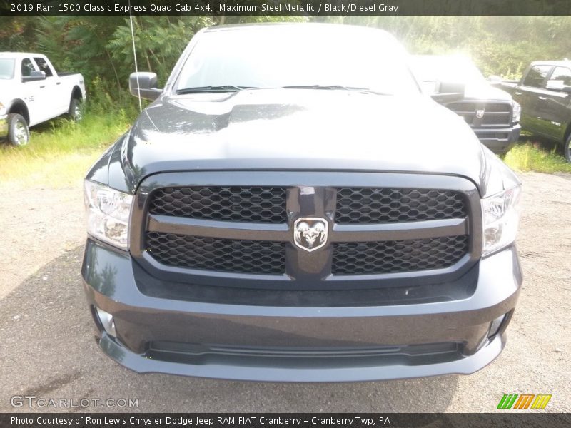 Maximum Steel Metallic / Black/Diesel Gray 2019 Ram 1500 Classic Express Quad Cab 4x4