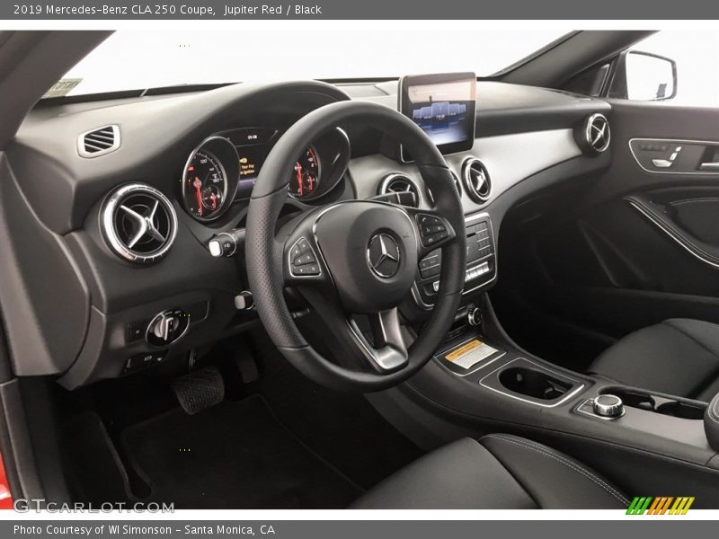 Front Seat of 2019 CLA 250 Coupe