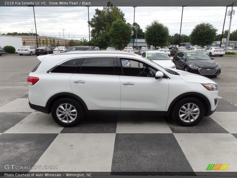 Snow White Pearl / Black 2018 Kia Sorento LX V6