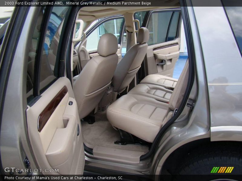 Mineral Grey Metallic / Medium Parchment Beige 2003 Ford Explorer Limited AWD