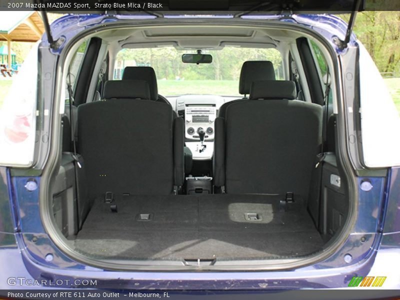 Strato Blue Mica / Black 2007 Mazda MAZDA5 Sport