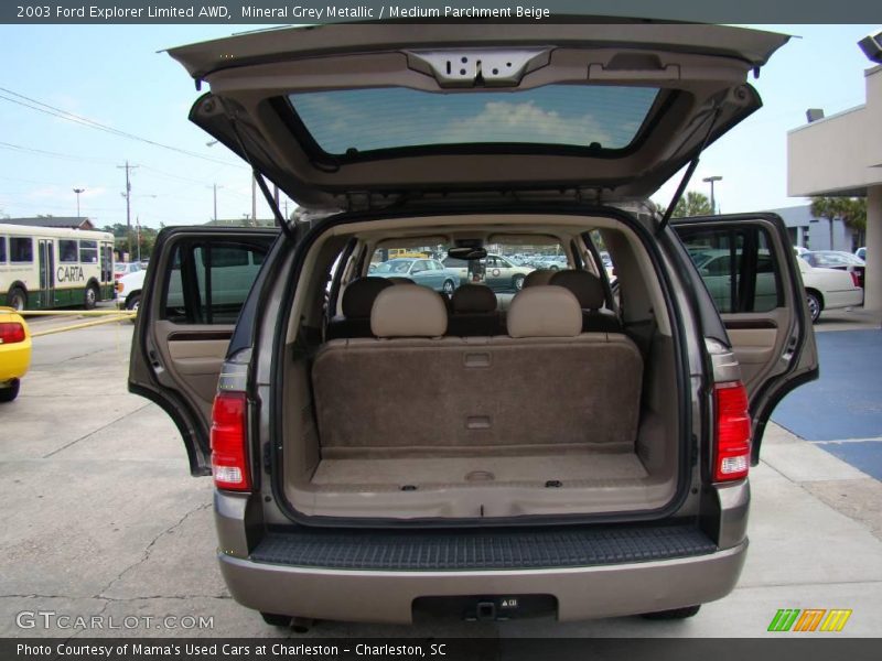 Mineral Grey Metallic / Medium Parchment Beige 2003 Ford Explorer Limited AWD