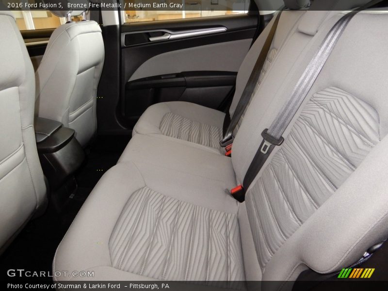 Bronze Fire Metallic / Medium Earth Gray 2016 Ford Fusion S