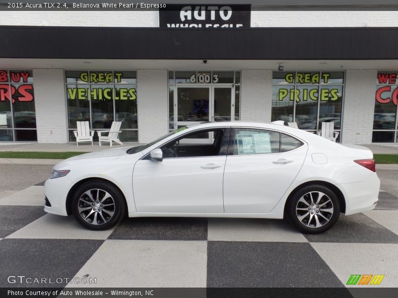 Bellanova White Pearl / Espresso 2015 Acura TLX 2.4