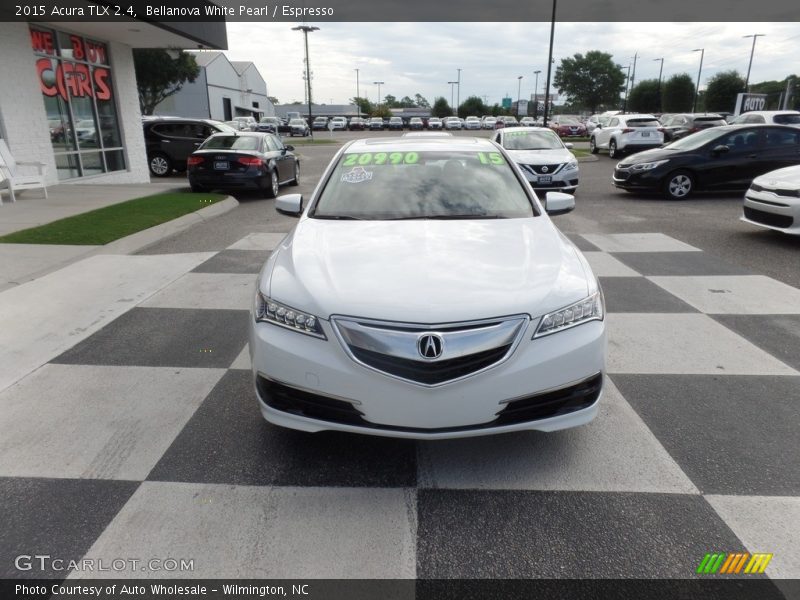 Bellanova White Pearl / Espresso 2015 Acura TLX 2.4