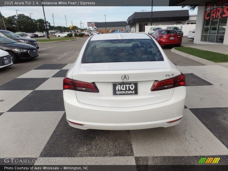 Bellanova White Pearl / Espresso 2015 Acura TLX 2.4